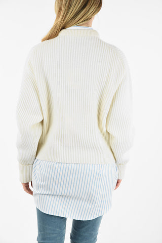 Wool and Cashmere crew-neck sweater