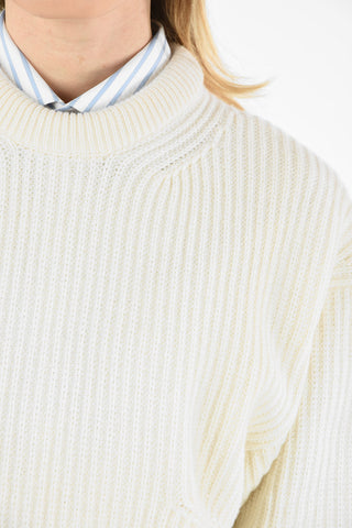 Wool and Cashmere crew-neck sweater