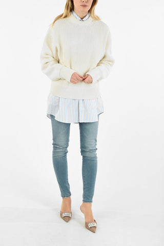 Wool and Cashmere crew-neck sweater