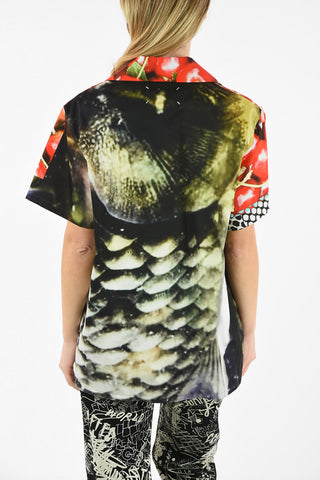 MM0 CHERRY PRINT SHORT SLEEVE SHIRT