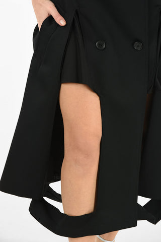 MM1 HIGH-WAIST CUT OUT WRAP SKIRT