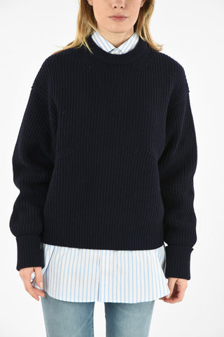 Wool and Cashmere crew-neck sweater
