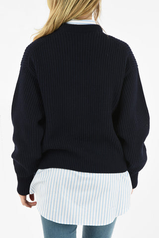 Wool and Cashmere crew-neck sweater