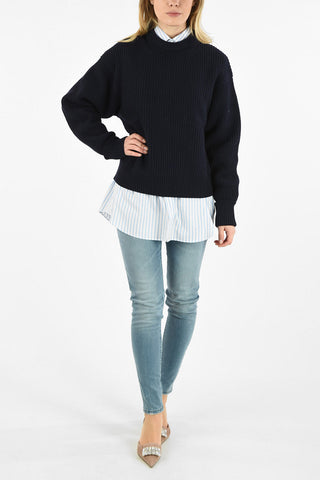 Wool and Cashmere crew-neck sweater