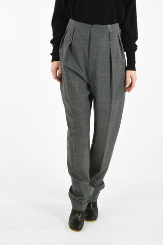 MM0 STRAIGHT CUT SINGLE PLEAT PANTS