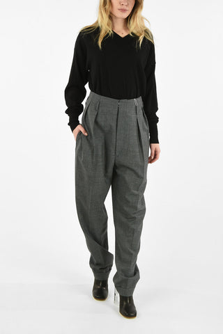 MM0 STRAIGHT CUT SINGLE PLEAT PANTS