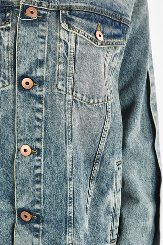 MM1 Vintage Denim Oversized Denim Jacket