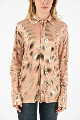 Satin Studs blouse