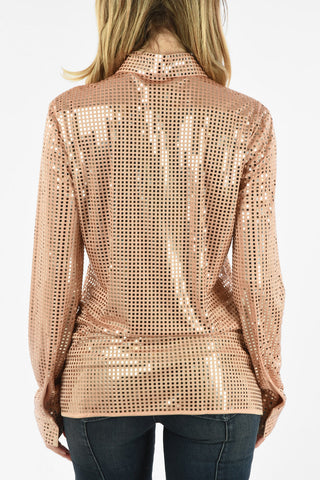Satin Studs blouse