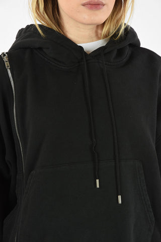 MM1 SIDE ZIP LOOPBACK CROPPED BOXY FIT HOODIE