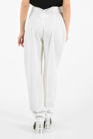 MM0 HIGH WAIST DOUBLE PLEATS WIDE PANTS
