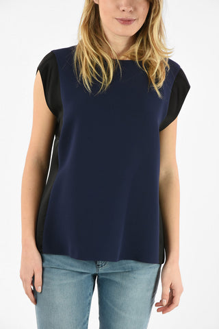 GIOGIO ARMANI silk back-zip fastening blouse
