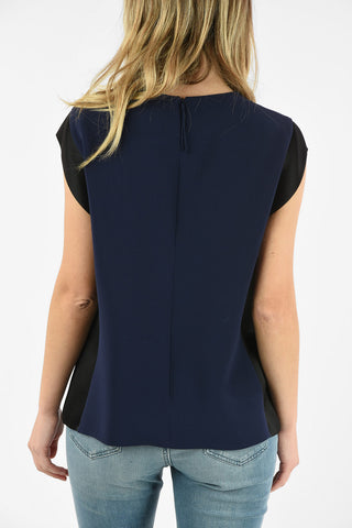 GIOGIO ARMANI silk back-zip fastening blouse