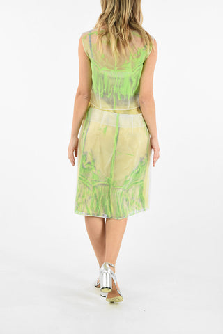 MM0 VESTITO SHEER SPAGHETTI STRAP