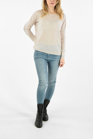 Cashmere Crew-Neck HANG Sweater
