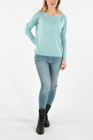 Cashmere Crew-Neck HANG Sweater 