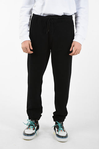 Cotton CROSS Joggers with Drawstring Closure and Jetted Pockets