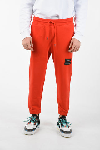 Cotton LOGO SLIM Joggers with Drawstring Closure