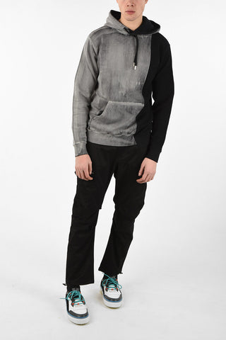 Felpa Oversize WIREFRAME TIE-DYE Ricamata