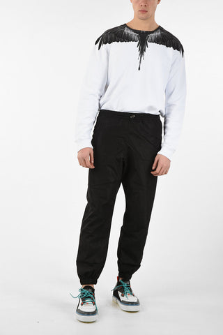 Fabric CROSS joggers with Elastic Waistband