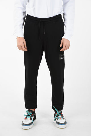 Cotton LOGO SLIM Joggers with Drawstring Closure