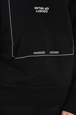 Oversized OTROMUNDO SQUARE Hoodie with Maxi Patch Pocket
