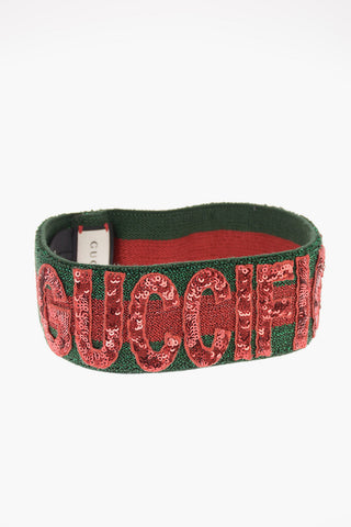 sequined and lurex Headband
