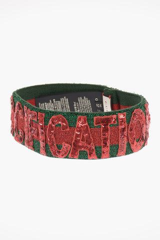 sequined and lurex Headband