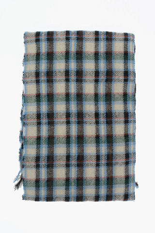 230x50cm district check and fringed ISIDORE Scarf