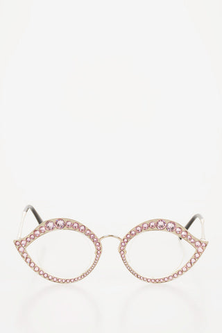 rhinestone embellished Sunglasses
