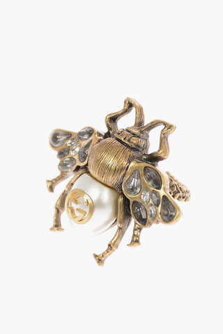Jewel and Logo Ring