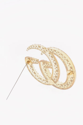 Spilla Logo con Strass