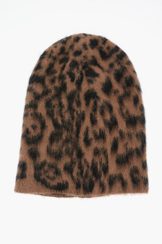 leopard-print Beanie