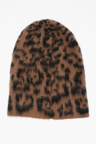 leopard-print Beanie