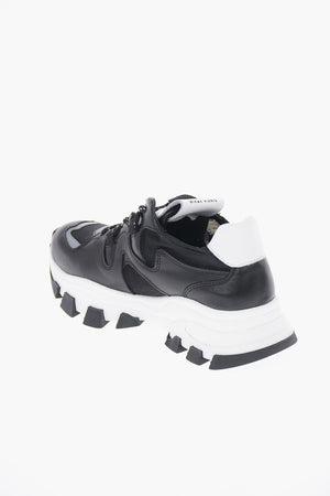 Leather DRAGON TRAIL Sneakers with Mesh Details