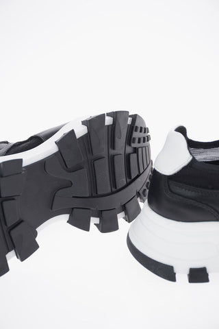 Leather DRAGON TRAIL Sneakers with Mesh Details