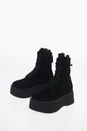 Animal Printed SUKIE Platform Combat Boots