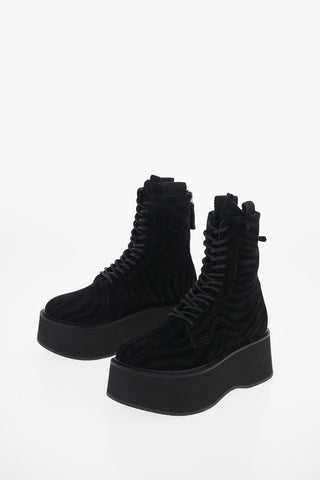 Animal Printed SUKIE Platform Combat Boots