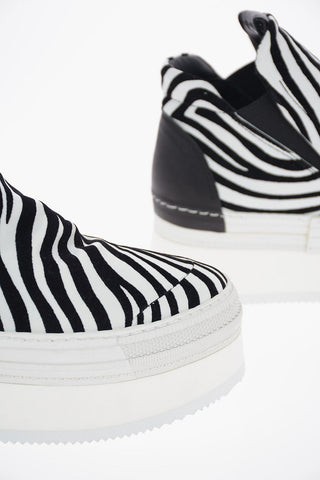 Sneakers Pull On Fantasia Animalier con Platform