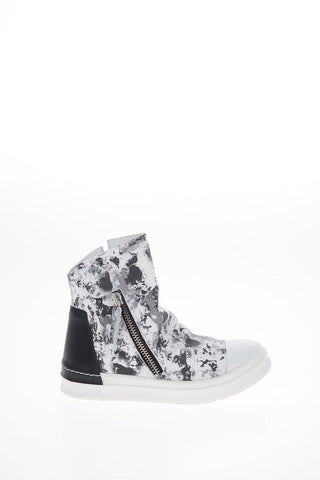 Animal Printed Leather SKIN High Top Sneakers