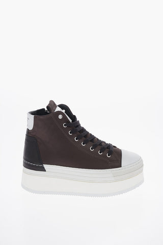 Sneakers Platform BURTON in Satin