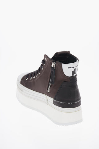 Sneakers Platform BURTON in Satin