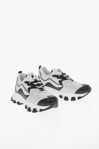Sneakers DRAGON TRAIL in Pelle e Tessuto