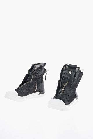 Sneakers Alte SKIN in Rete con Chiusura Zip