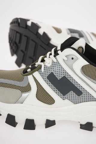 Fabric and Leather DRAGON TRAIL Sneakers
