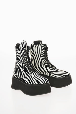 AnimaPrinted SUKIE Combat Boots with Platform
