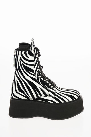 AnimaPrinted SUKIE Combat Boots with Platform