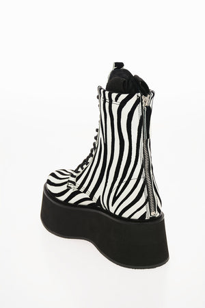 AnimaPrinted SUKIE Combat Boots with Platform