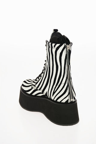 AnimaPrinted SUKIE Combat Boots with Platform