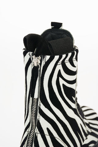 AnimaPrinted SUKIE Combat Boots with Platform
